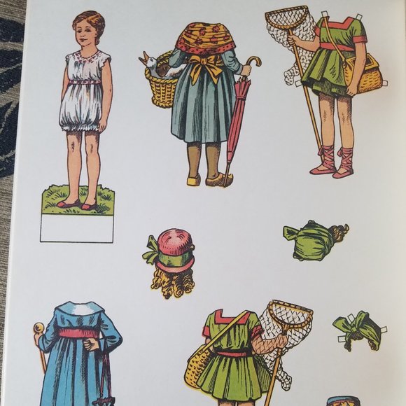 Antique Edwardian Paper Dolls 8 Dolls/32 costumes - Picture 12 of 13